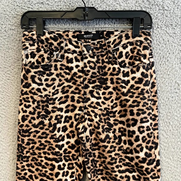 Hudson Jeans Leopard Nico Cigarette Slim Jeans, sz 26 - Picture 5 of 15
